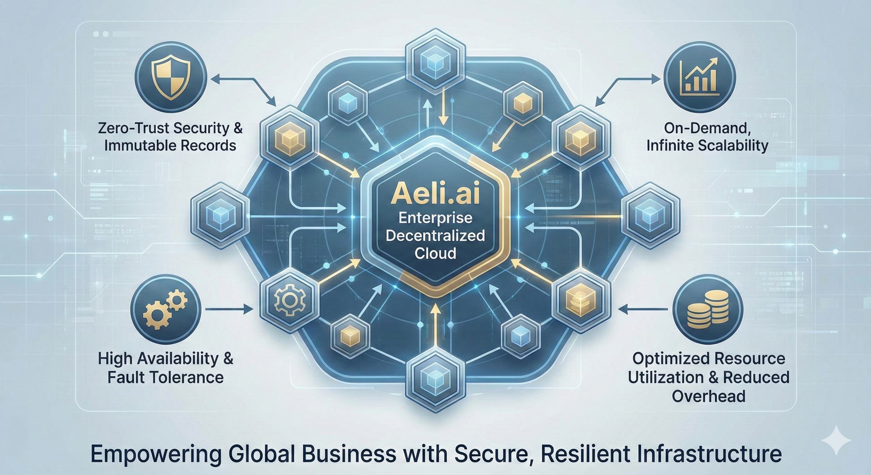 AELI.AI Enterprise Decentralized Cloud Architecture